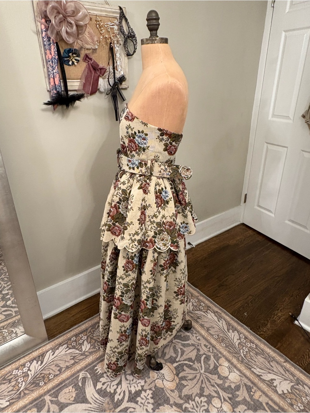 Mable Strapless Floral Maxi Dress - Picture 5 of 12